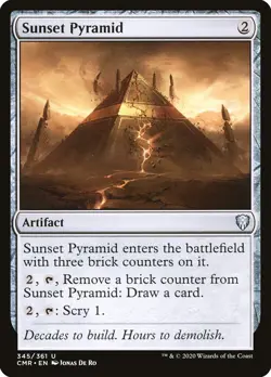 Sunset Pyramid | #345 | CMR | MTG | Regular | LP - Image 1