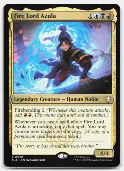Fire Lord Azula 220 Rare Avatar: The Last Airbender Magic: The Gathering NM - Image 1