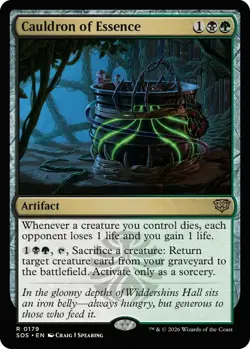 Cauldron of Essence x1 MTG Magic the Gathering - Secrets of Strixhaven - Image 1