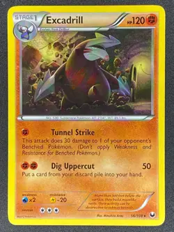 Pokemon Excadrill 56/108 DEX Dark Explorers LP - Image 1