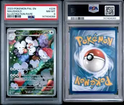 POKEMON MAUSHOLD 226/198 PSA 8 ILLUSTRATION RARE PALDEA EVOLVED HOLO MINT - Image 3