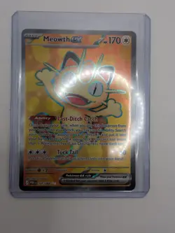 🚨🚨Pokemon Perfect Order Meowth ex Ultra Rare! - Image 3