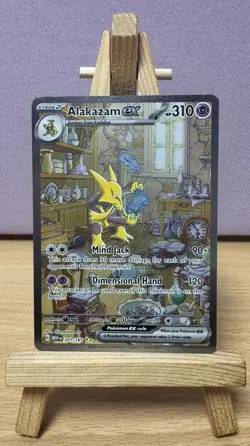 Alakazam ex 201/165 Pokemon 151 Scarlet & Violet Special Illustration Rare - Image 1