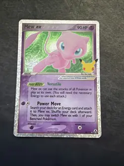 Mew ex 88/92 Pokemon Celebrations: Classic Collection Holo Near Mint English - Image 1