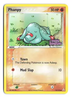 Pokemon Phanpy 75/110 EX Holon Phantoms Stamped Reverse Rev Holo Foil - Image 1