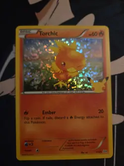 Pokemon TCG TORCHIC 11/25 McDonald's 25th Celebrations Holo - Image 1