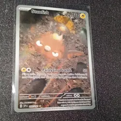 Stunfisk 202/191 SV08 Surging Sparks Illustration Rare Pokemon Card NM - Image 1