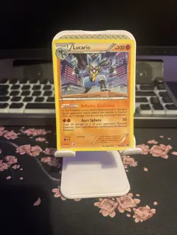 Pokemon TCG Lucario Next Destinies 64/99 Holo Holo Rare - Image 1