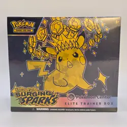 Sealed Surging Sparks Pokemon Center Elite Trainer Box Exclusive SV08 ETB - Image 1