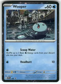 Wooper 155 Cosmos Holo Promo Scarlet & Violet Promo Pokemon Near Mint - Image 1