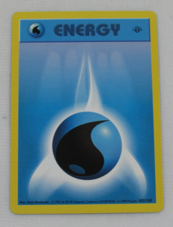 1999 Pokemon Game Water Energy 102/102 1st Edition Base Set NM - Image 1
