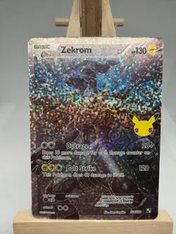 Zekrom 114/114 Celebrations Classic Collection Full Art Holo Pokemon TCG NM - Image 1