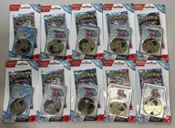 Pokemon Stellar Crown Sealed Check Lane Blister Packs 10 Sealed New Box 1 - Image 1