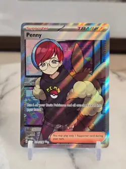 Pokemon TCG Penny 239/198 SV01: Scarlet & Violet Base Set Holo Full Art LP - Image 1
