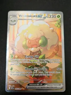 Pokemon TCG SV White Flare Whimsicott ex 165/086 SIR NM - Image 1