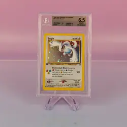 LUGIA POKEMON 9 2000 1ST EDITION NEO GENESIS HOLO ENGLISH BGS 6.5 - Image 1