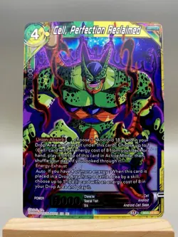 Dragon Ball Super CCG Cell, Perfection Reclaimed XD3-10 ST Foil Bandai Card - Image 1