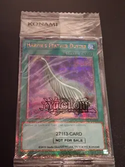 Yu-Gi-Oh Harpie's Feather Duster Sealed QCR EDC1 - Image 1