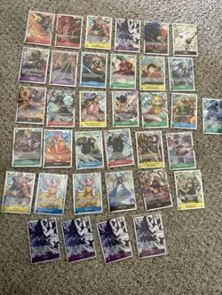 One Piece TCG- SR Lot- 35 Total - Image 1