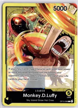 One Piece CCG Monkey.D.Luffy OP15-098 Adventure On Kami’s Island English TCG - Image 1