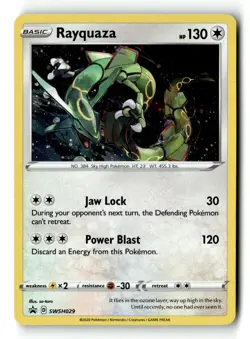Pokemon Card Rayquaza - Holo LP SWSH: Sword & Shield Promo Cards Promo SWSH029 - Image 1
