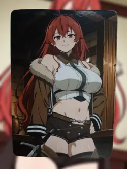 Eris Greyrat Mushoku Tensei Anime Waifu Sexy Goddess Doujin Lewd Hentai Card - Image 1