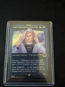 Magic the Gathering Dr Who the Thirteenth Doctor Surge Foil Card - Image 1