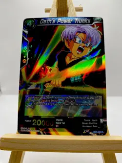 Dragon Ball Super CCG Oath’s Power Trunks BT4-032 R Foil Bandai Card - Image 1