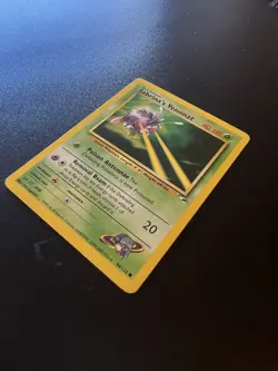 Sabrina’s Venonat 96/132 Gym Heroes Unlimited 2000 Pokemon Card Common NM - Image 3
