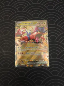Pokemon TCG Koraidon EX 120/162 Temporal Forces Double Rare Card - Image 1