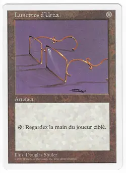 ►Magic-Style◄ MTG - Glasses of Urza - French 5th edition MISPRINT - Good - Image 1