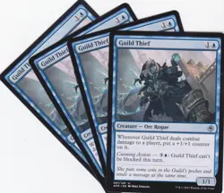 4X ADVENTURES IN THE FORGOTTEN REALMS..GUILD THIEF..MTG..NRMT NP..UNCOMMON - Image 1