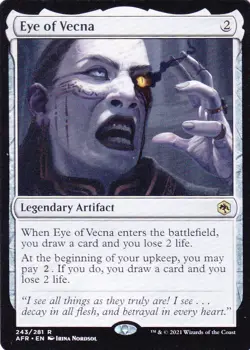 ADVENTURES IN THE FORGOTTEN REALMS..EYE OF VECNA..MTG..NRMT NP..RARE..EN - Image 1