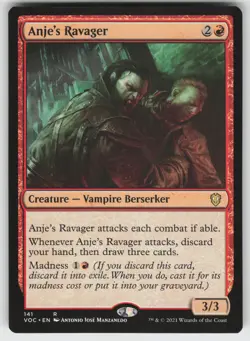Anje's Ravager R Commander: Innistrad: Crimson Vow 141 MTG - Image 1