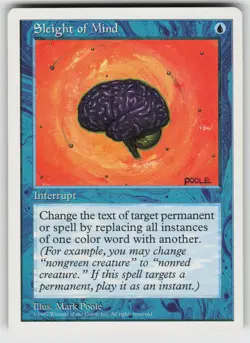 Sleight of Mind R Fifth Edition MTG - Image 1