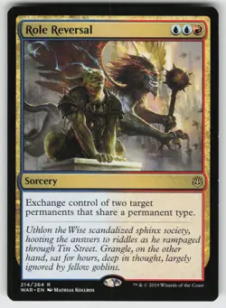 Role Reversal R War of the Spark 214 MTG - Image 1