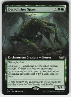 Demolisher Spawn (Extended Art) R Commander: Duskmourn: House of Horror 59 MTG - Image 1