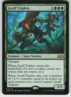Gruff Triplets R Wilds of Eldraine 172 MTG - Image 1