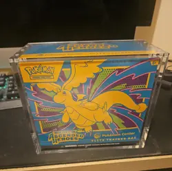 Pokemon TCG Ascended Heroes Pokemon Center ETB Elite Trainer Box In Acrylic - Image 1