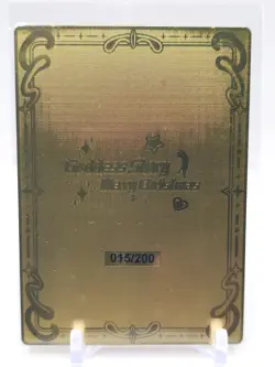Goddess Story - Gold Metal Anime Waifu Card - Kafka - NUMBERED 015/200 - Image 2