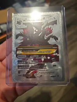 M Hydregion EX Silver Foil Fan Art Vinyl Premium Collector Card - Image 1
