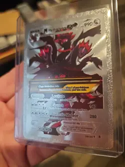 M Hydregion EX Silver Foil Fan Art Vinyl Premium Collector Card - Image 2