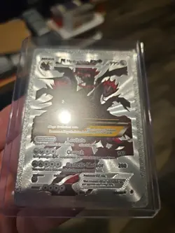 M Hydregion EX Silver Foil Fan Art Vinyl Premium Collector Card - Image 3