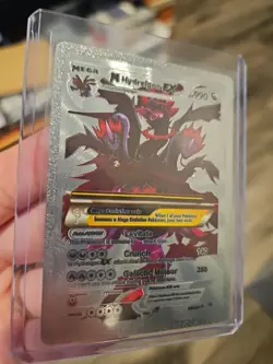 M Hydregion EX Silver Foil Fan Art Vinyl Premium Collector Card - Image 4