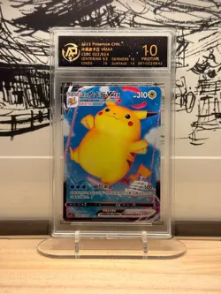 Pokemon Pikachu Surf VMAX 022/024 CSDC 2023 RPA 10 Pristine Chinese Card - Image 1