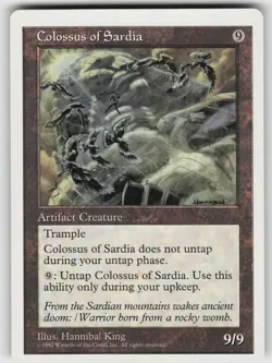 Colossus of Sardia R Fifth Edition MTG - Image 1