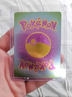 Espeon & Deoxys GX Rainbow Foil Fan Art Vinyl Textured Collector Card HP260 - Image 2