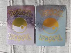 Deoxys Vstar & Vmax Foil Fan Art Vinyl Textured Collector Card Lavender & Blue - Image 2