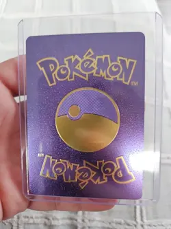 Duraludon Vmax Purple Rainbow Foil Fan Art Vinyl Textured Collector Card - Image 2