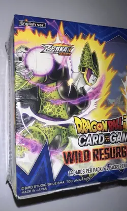DRAGONBALL SUPER BOOSTER BOX SEALED CARD GAME WILD RESURGENCE CON 24 PACK - Image 3